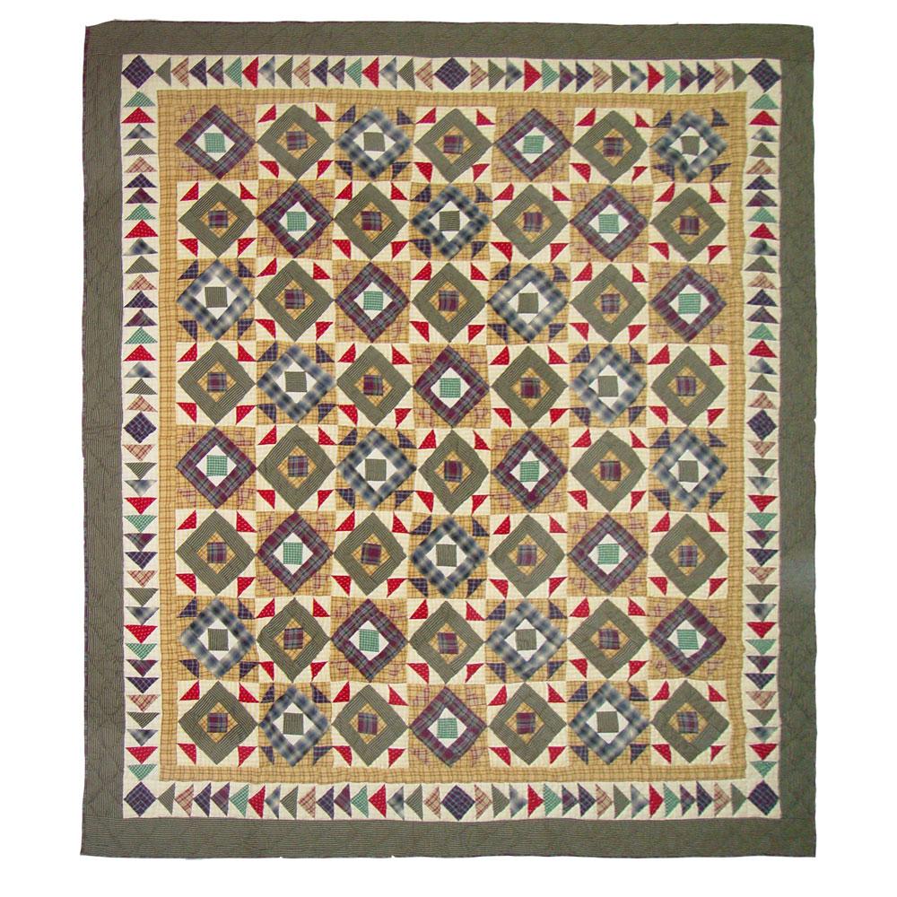 Square Diamond King Duvet Cover 108"W x 98"L