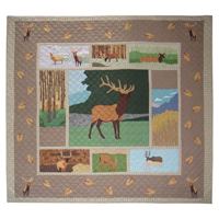 Elk Twin Quilt 65"W x 85"L