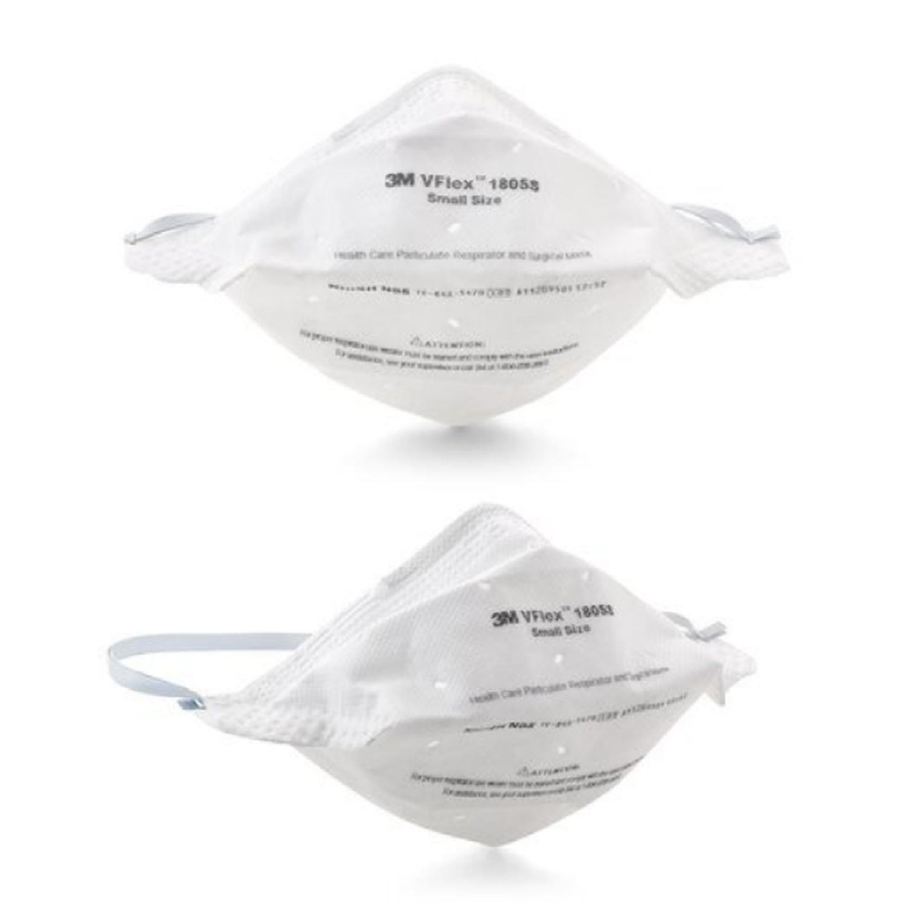3M Respirator Mask, N95 Model# 1805S, Set of 10 Pieces
