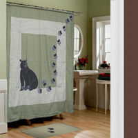 Bear Country Shower Curtain 72"W x 72"L