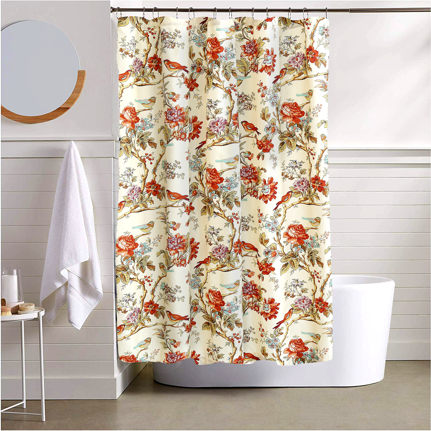 Finch Orchard Shower Curtain 72"W x 72"L
