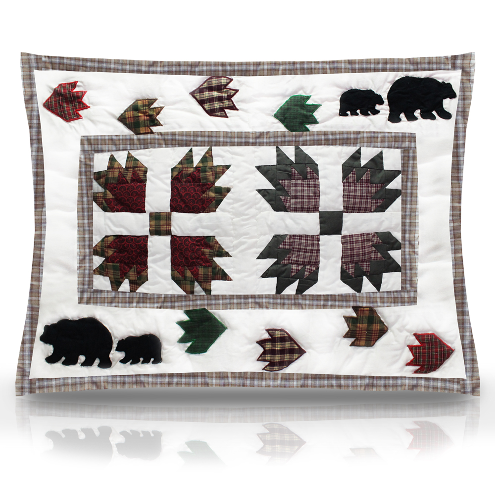Bear's Paw Pillow Sham 27"W x 21"L