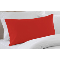 Bright Red Solid Pillow Sham 27"W x 21"L