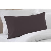 Black Solid Pillow Sham 27"W x 21"L