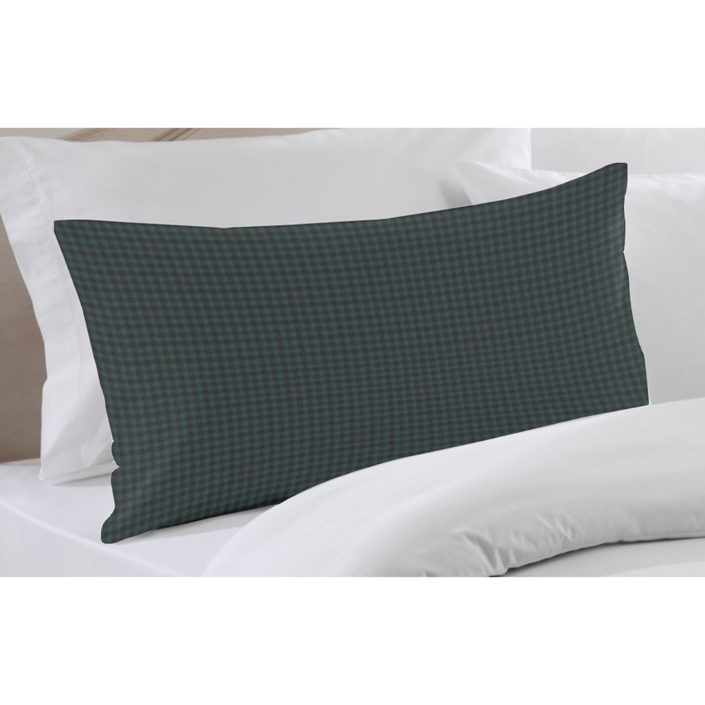 Green and Blue Gingam Pillow Sham 27"W x 21"L