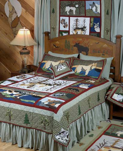 Call of the Wild King Quilt 105"W x 95"L