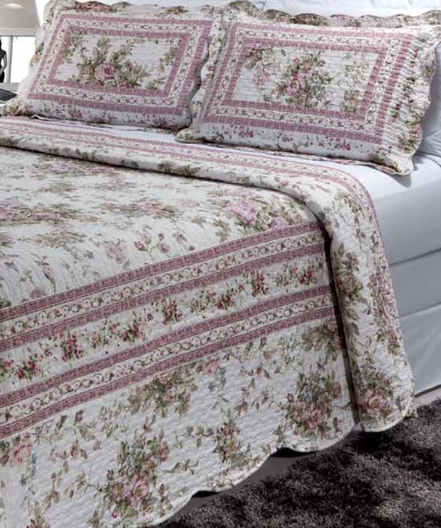 Primrose Garden king quilt-108*92 with 2 ps
