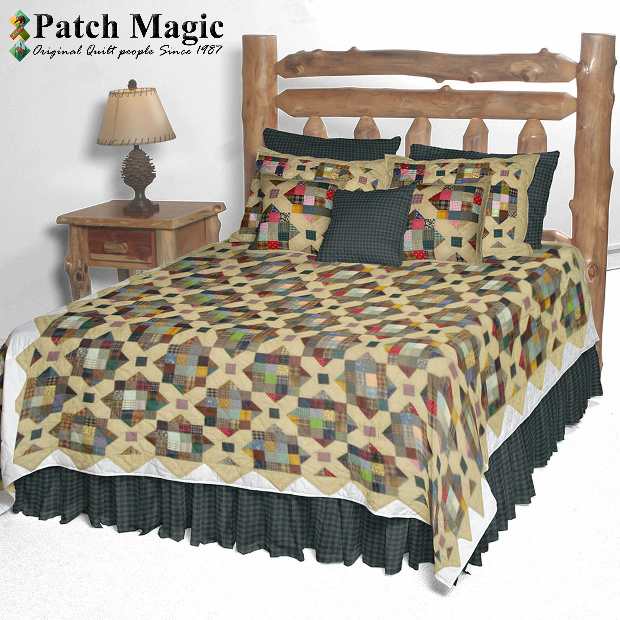 Treasures in the Attic King Quilt 105"W x 95"L