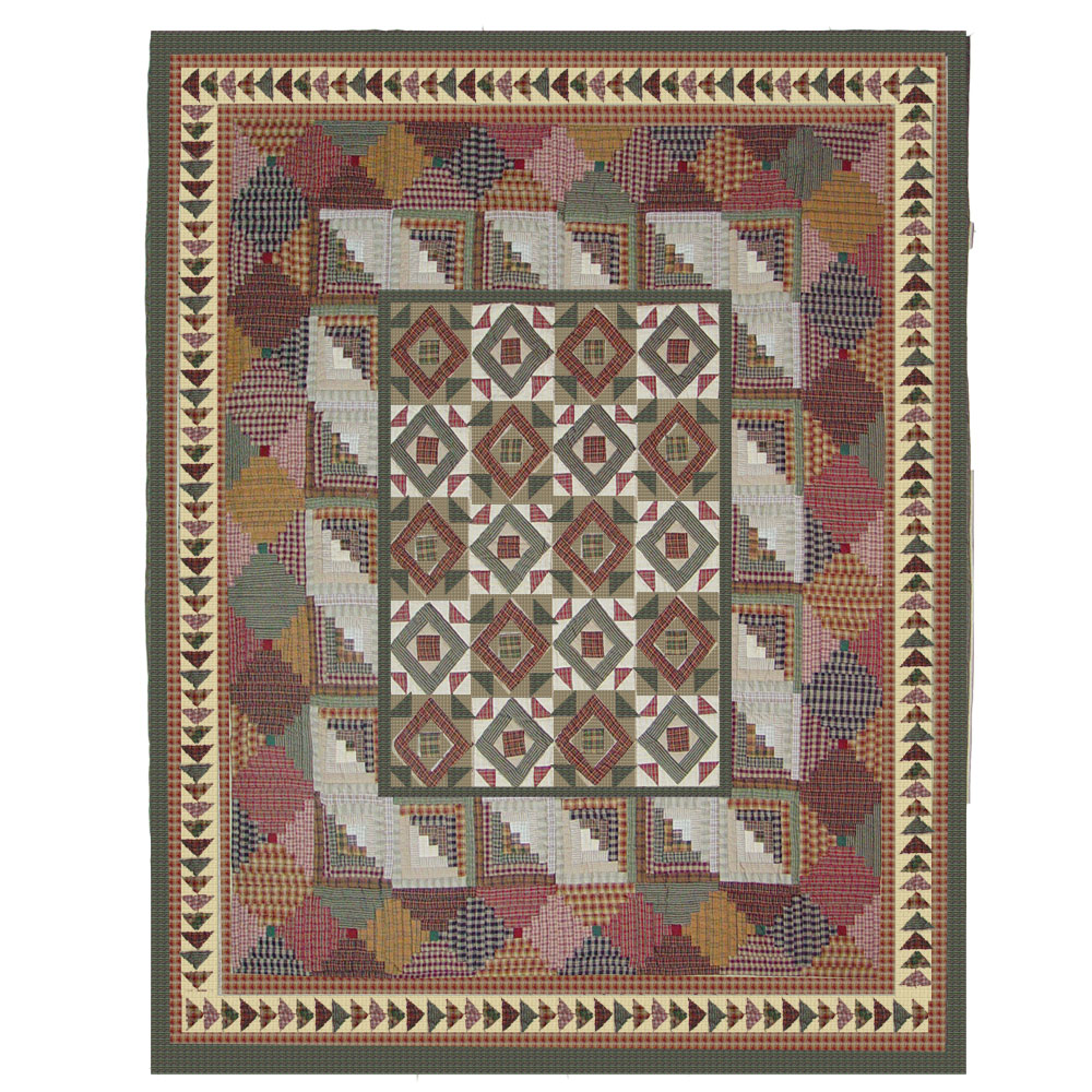 Country Roads Twin Quilt 65"W x 85"L