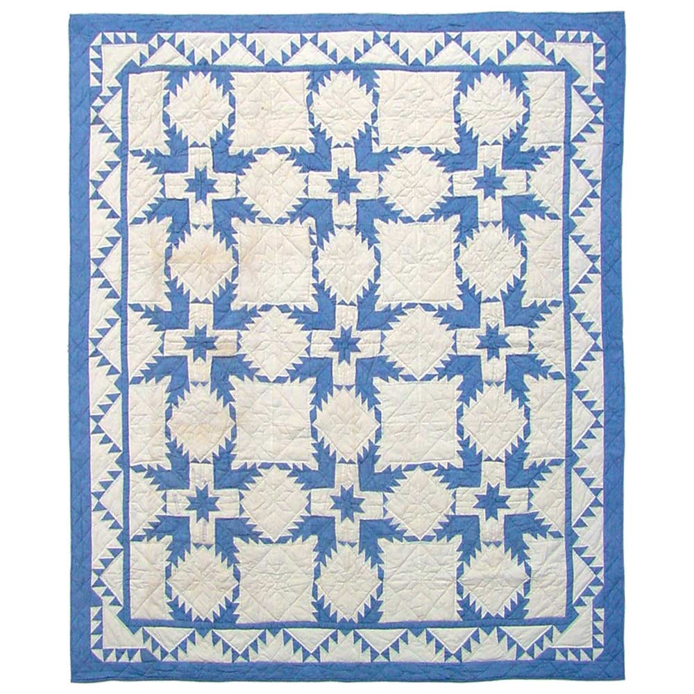 Feathered Star,quilt twin 65"w x 85"l