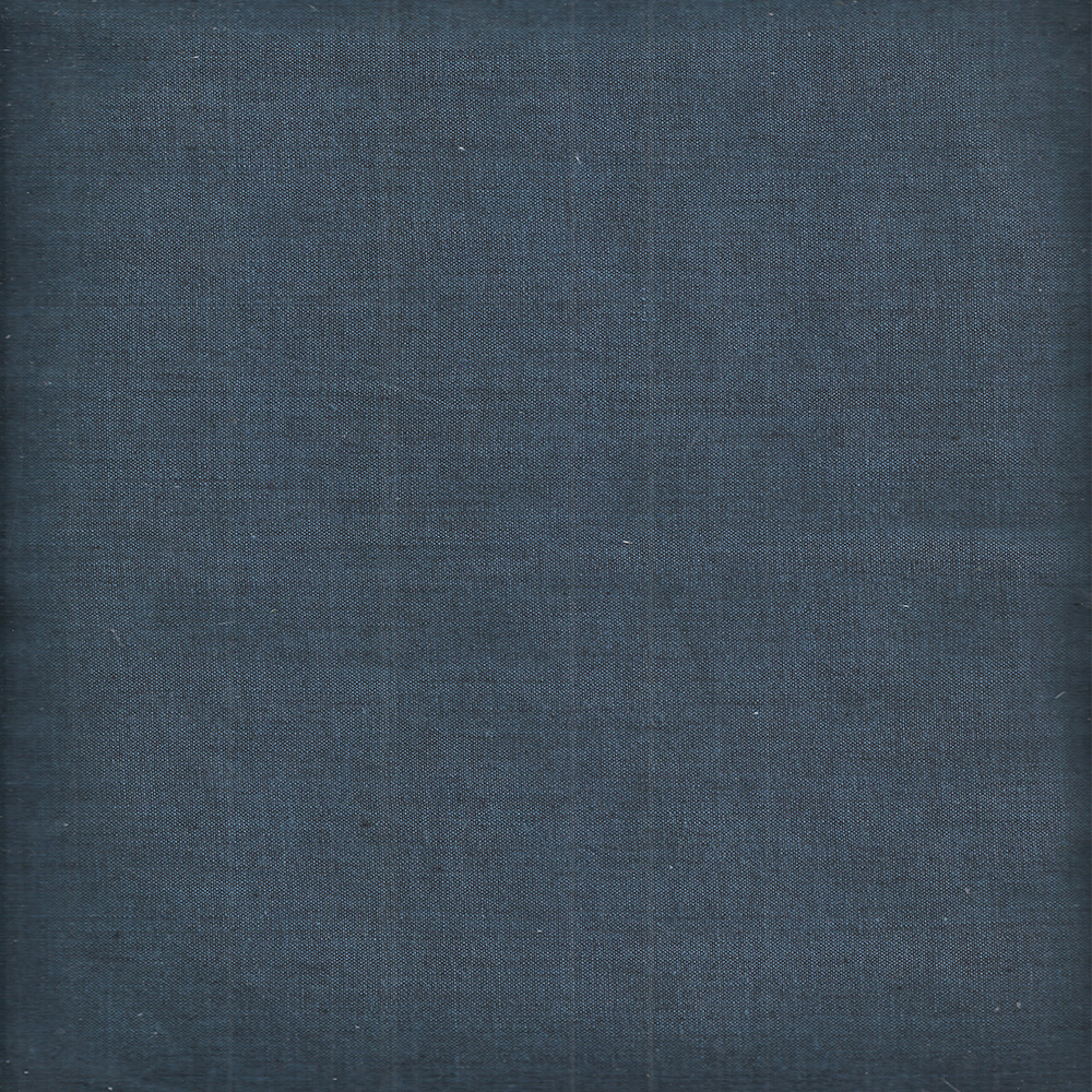 Dark Spruce Blue Chambray Fabric Swatch 4" x 4"