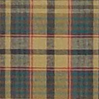 Brown Check Plaid Fabric Swatch 4" x 4"