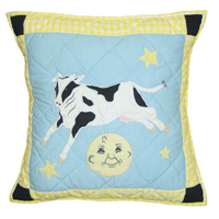 Hey Diddle Diddle Toss Pillow 16"W x 16"L