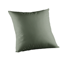 Sage Green Gingham Toss Pillow 16"W x 16"L