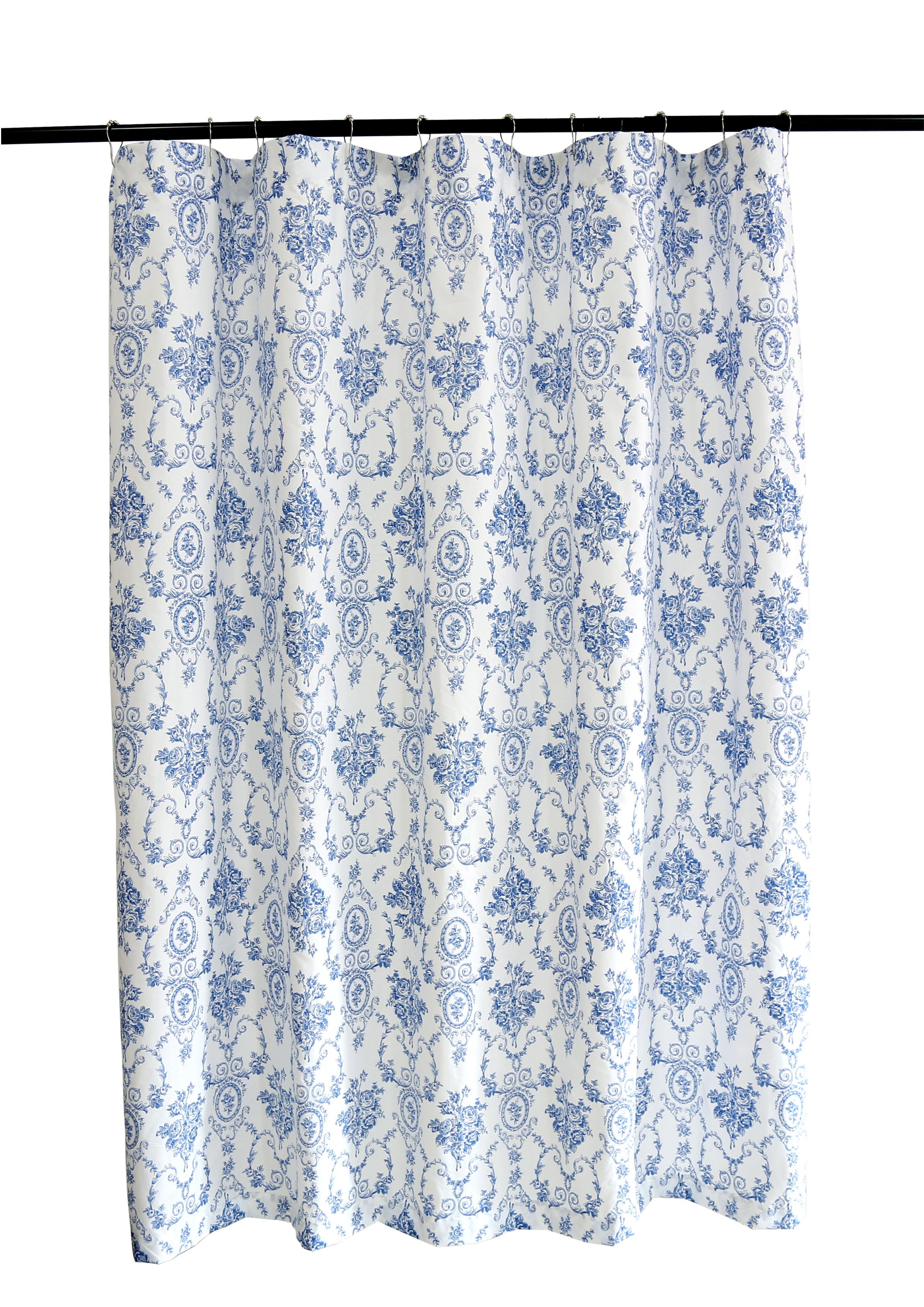 Blue Wisteria Lattice Shower Curtain 72, Blue Lattice Shower Curtain