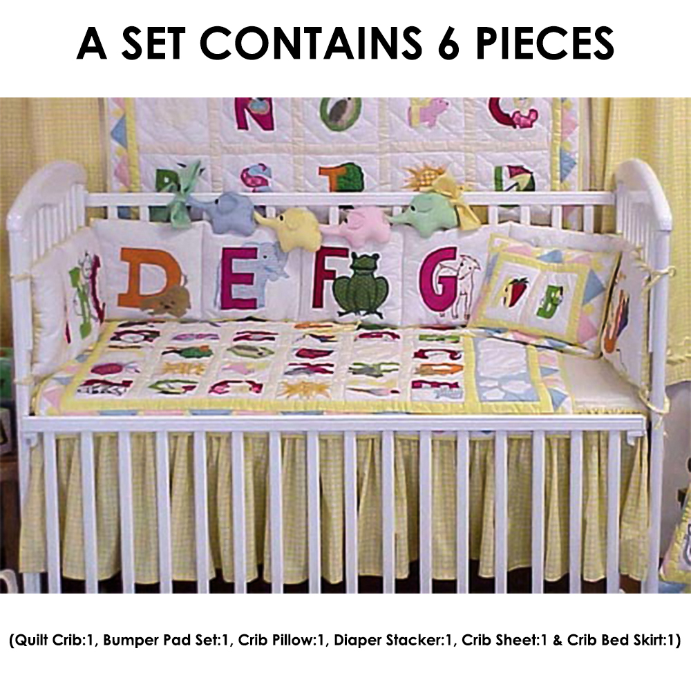 ABC Crib Set 6 Pieces