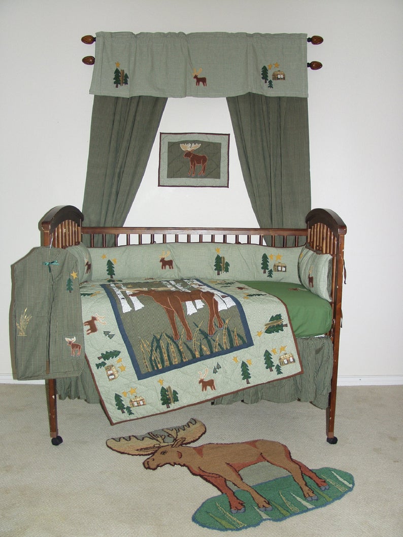 Moose Crib Set 6 Pieces
