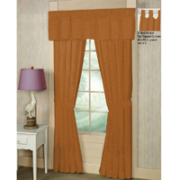 Golden Rod Plaid Window Curtain 40"W x 84"L
