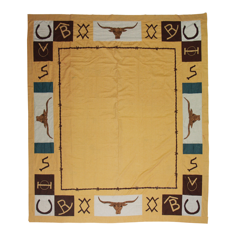 Ranch House King Quilt 105"W x 95"L