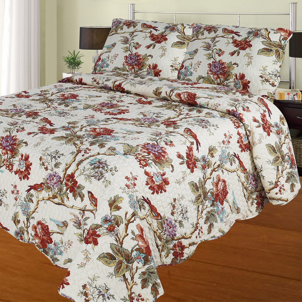 Patch Magic Finch Orchard - Super Twin Quilt-72 x 60