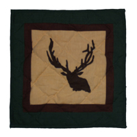 Elk Trail Toss Pillow 16"W x 16"L